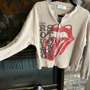 Free People Daydreamer Rolling Stones Thermal NWT